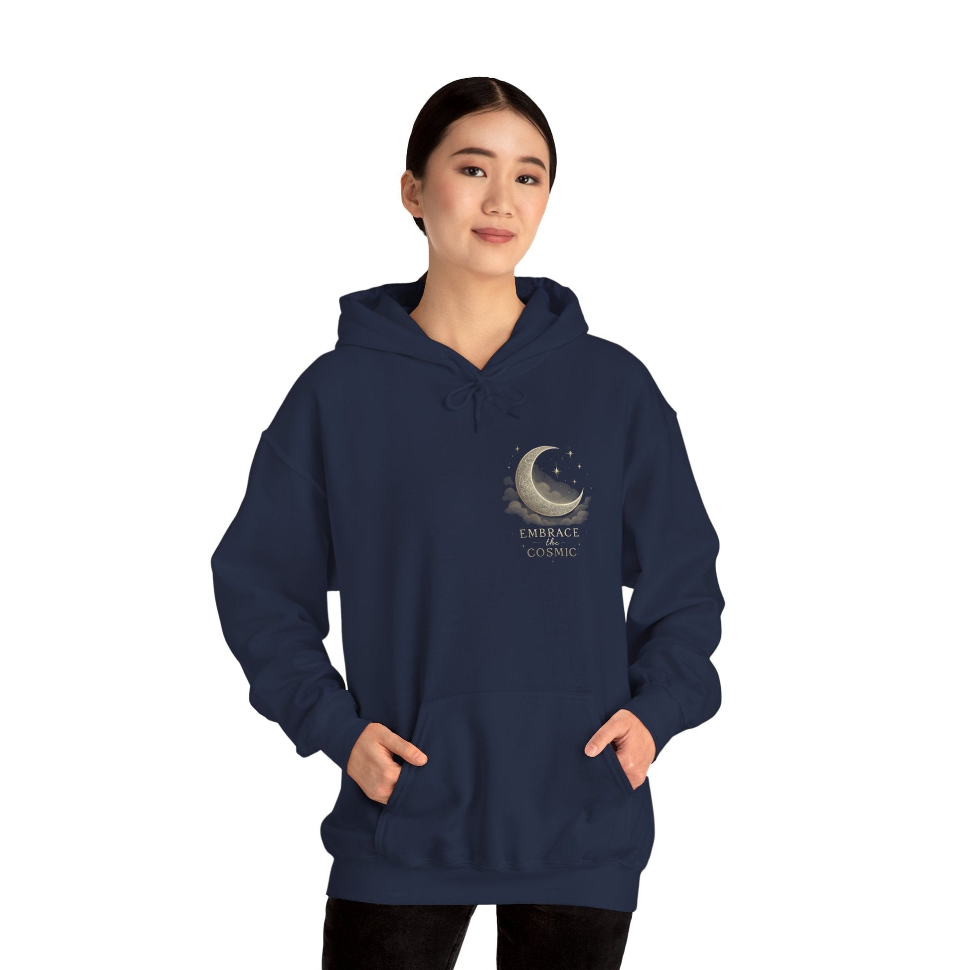 Space Embrace Hoodie Sweatshirt Printify