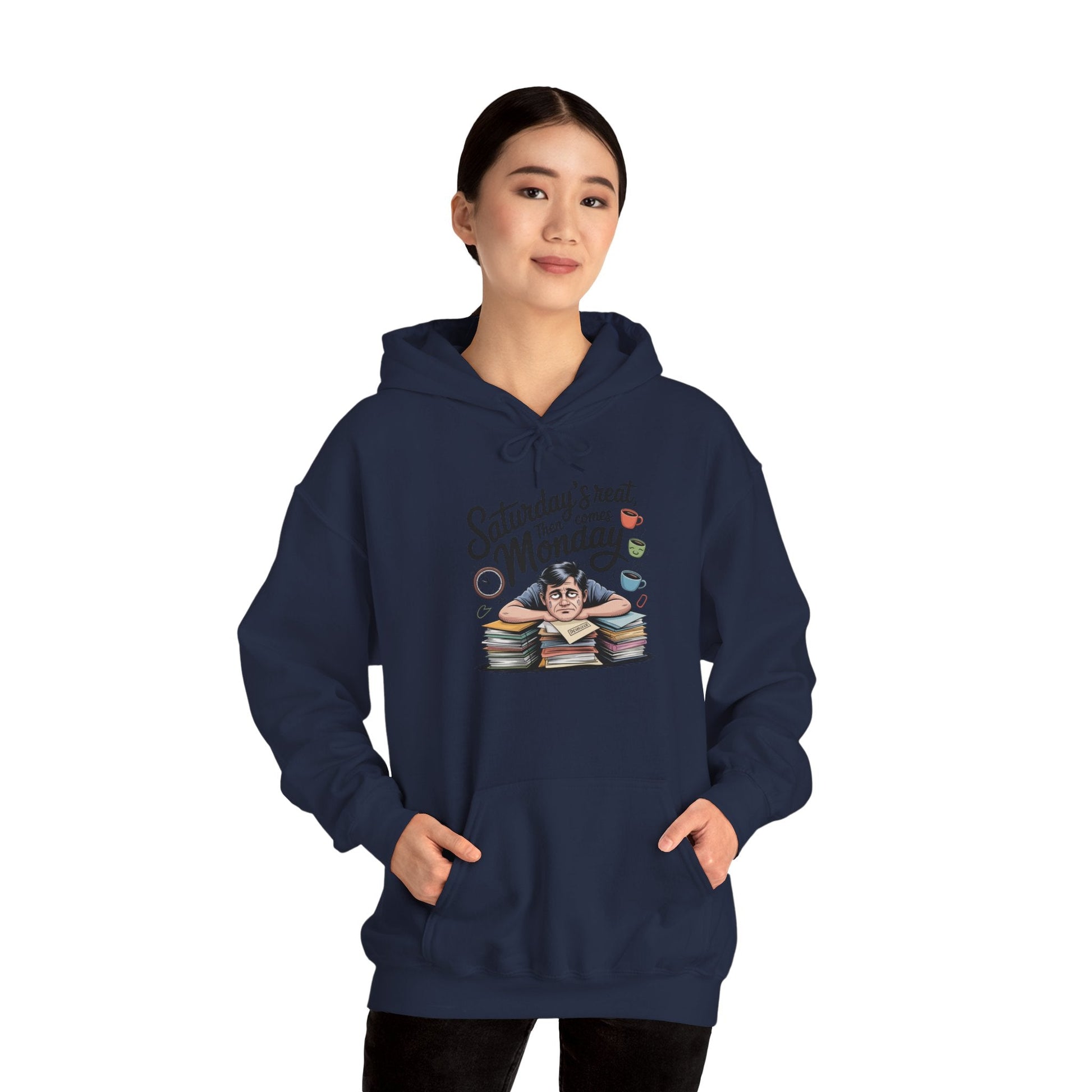 Funny Saturday's Relax Then Comes Monday Hoodie Boho Wear