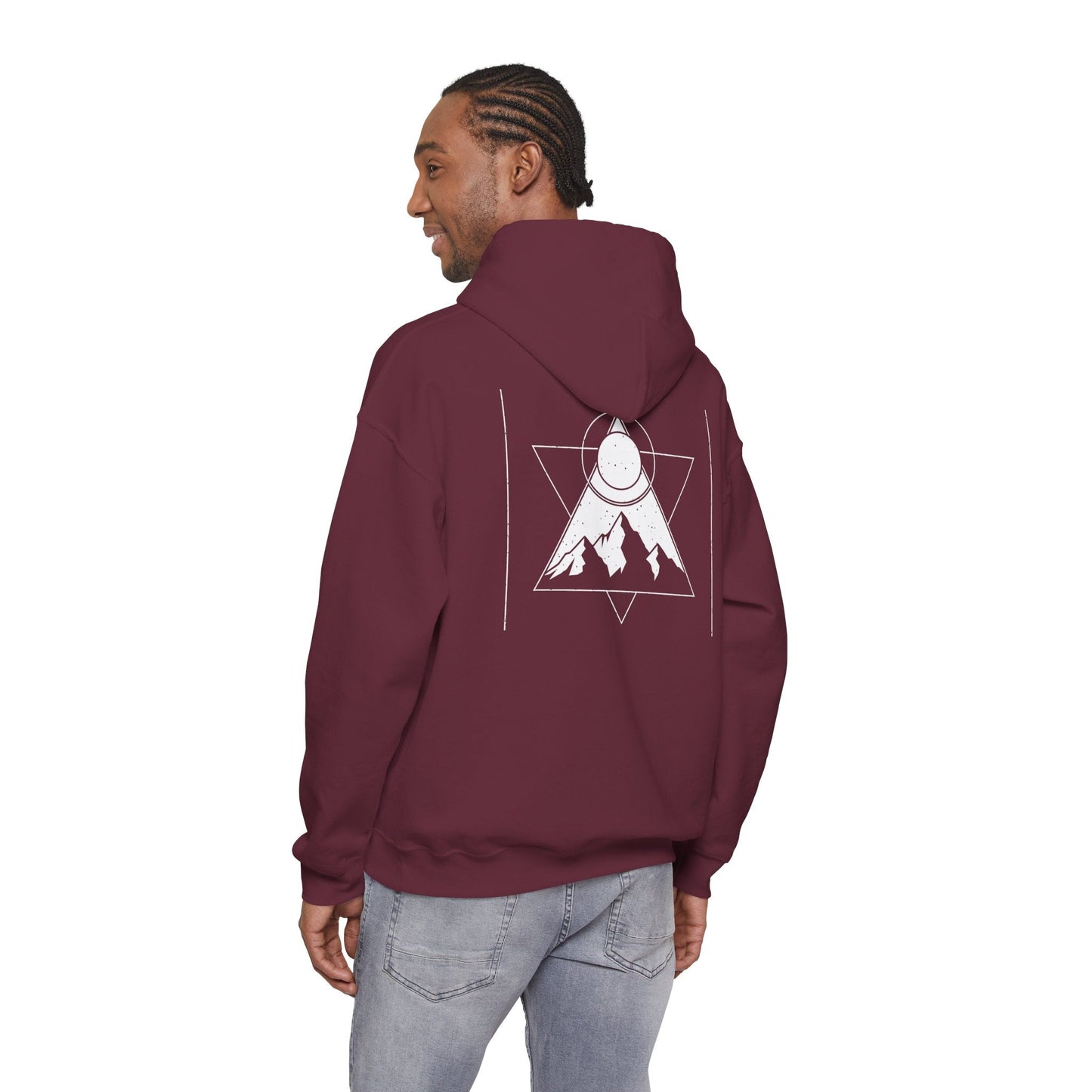 Mountain Adventure Hooded Sweatshirt Printify