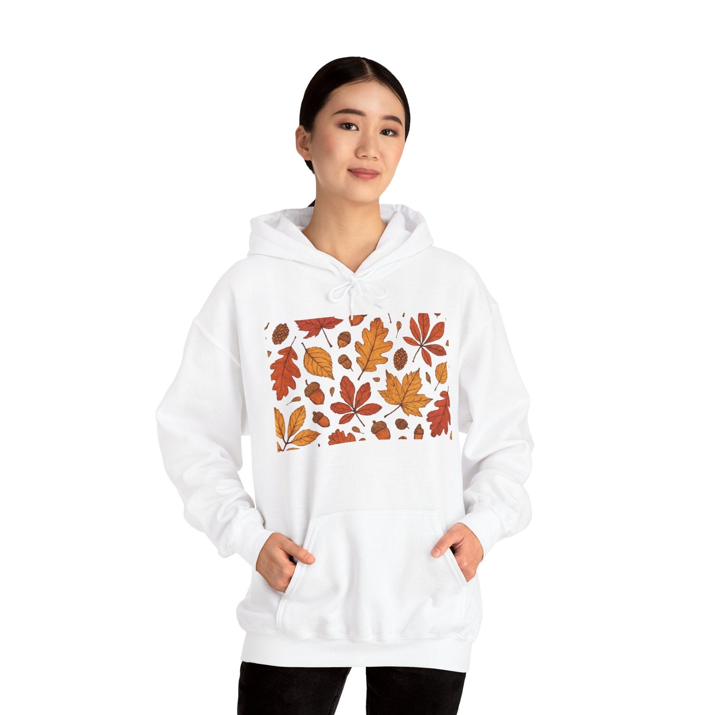 Vintage Autumn Unisex Hoodie Sweatshirt - Pattern Design Boho Wear