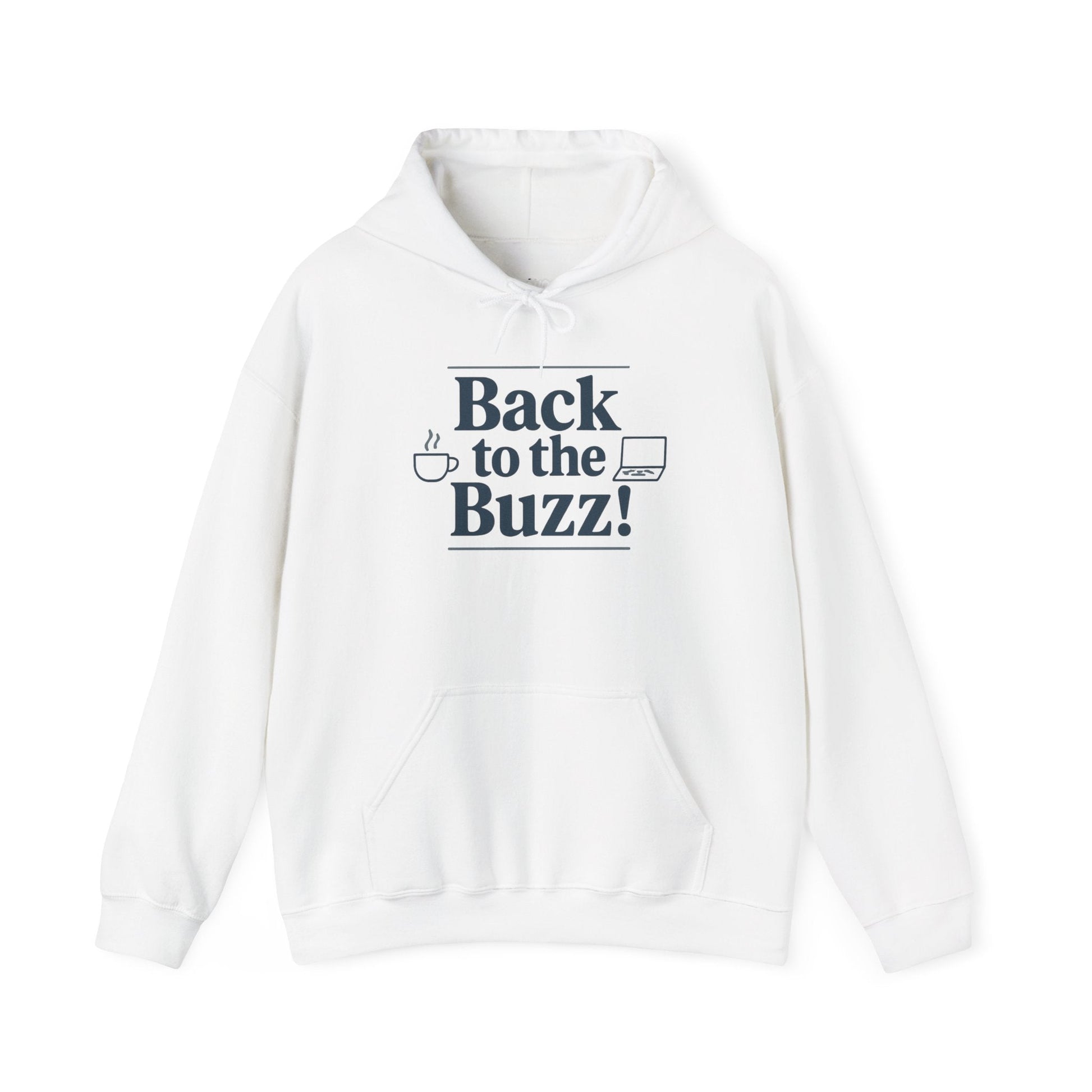 Hooded Sweatshirt - 'back to the buzz' Design Printify