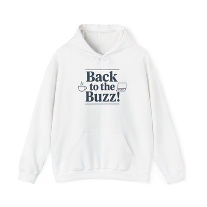 Hooded Sweatshirt - 'back to the buzz' Design Printify