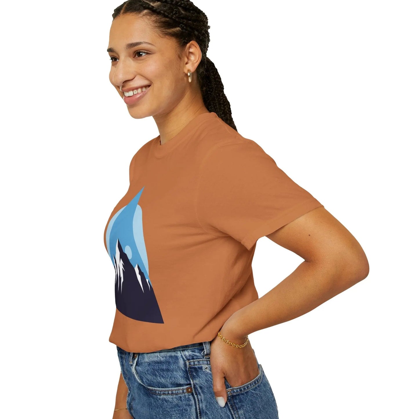 Mountain Adventure Unisex Garment-Dyed T-shirt | Nature Lover Shirt, Outdoor Gift, Hiking Tee, Graphic Tee, Travel Apparel Boho Wear