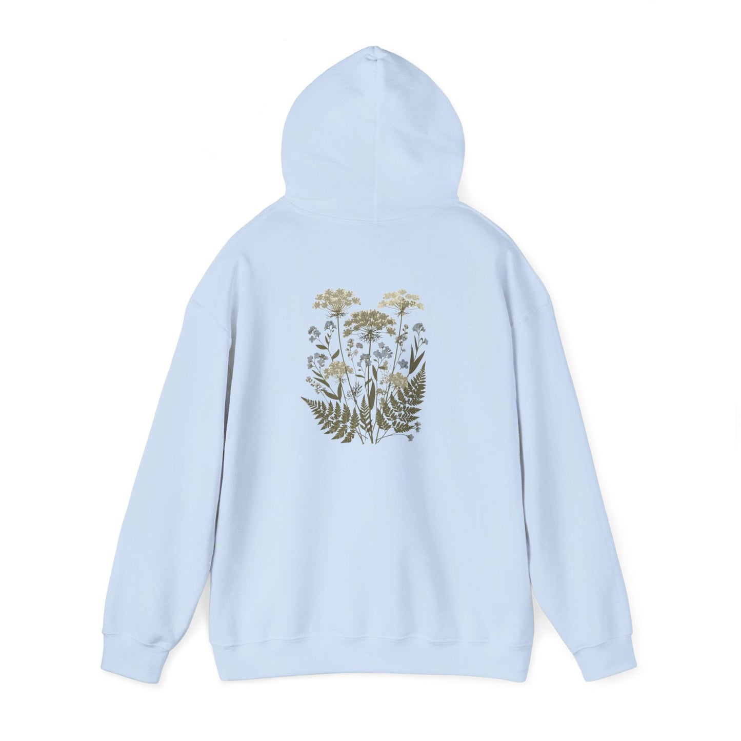 Botanical Print Unisex Hoodie - Embrace Nature Boho Wear