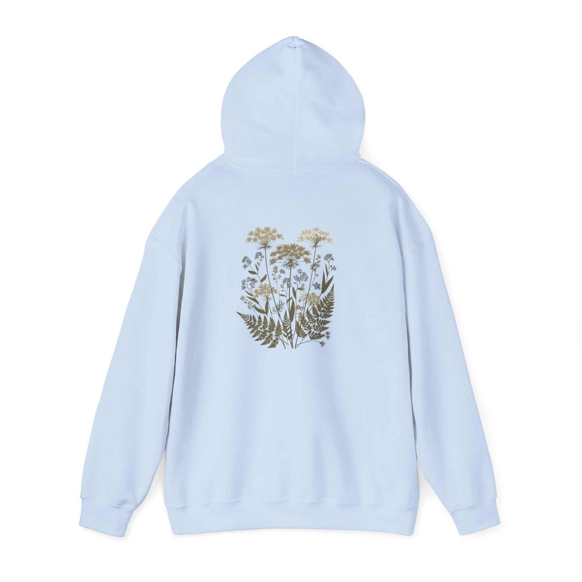 Botanical Print Unisex Hoodie - Embrace Nature Boho Wear