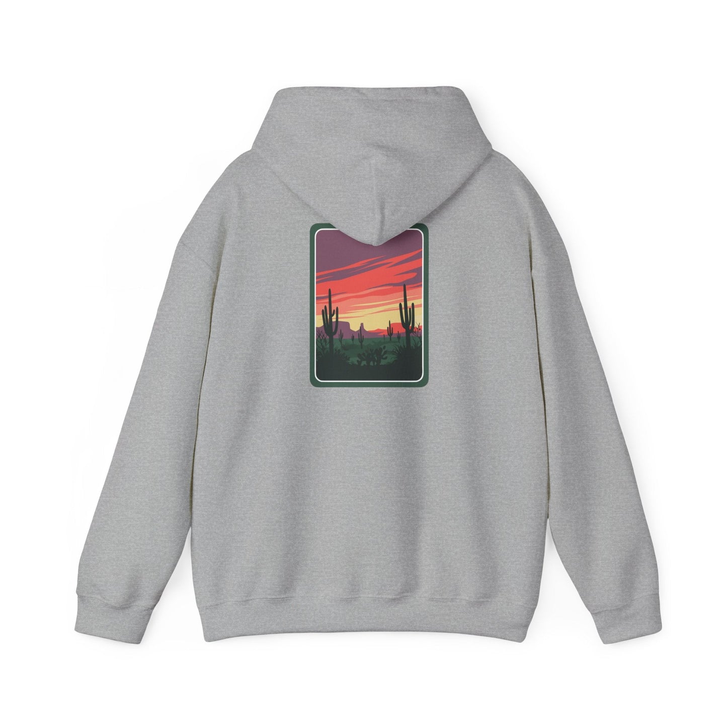 Desert Sunset Hoodie - Cozy Unisex Sweatshirt for Outdoor Lovers, Perfect for Gifts, Travel, Camping, and Relaxation Printify