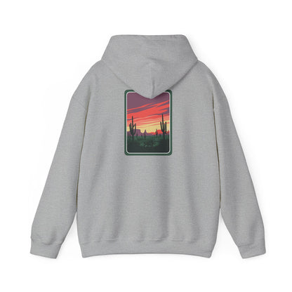 Desert Sunset Hoodie - Cozy Unisex Sweatshirt for Outdoor Lovers, Perfect for Gifts, Travel, Camping, and Relaxation Printify