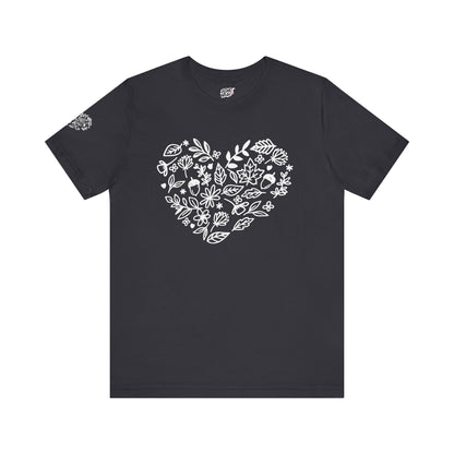 Floral Heart Tee Printify