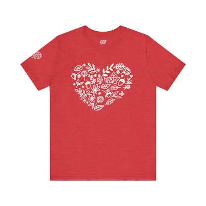 Floral Heart Tee Printify
