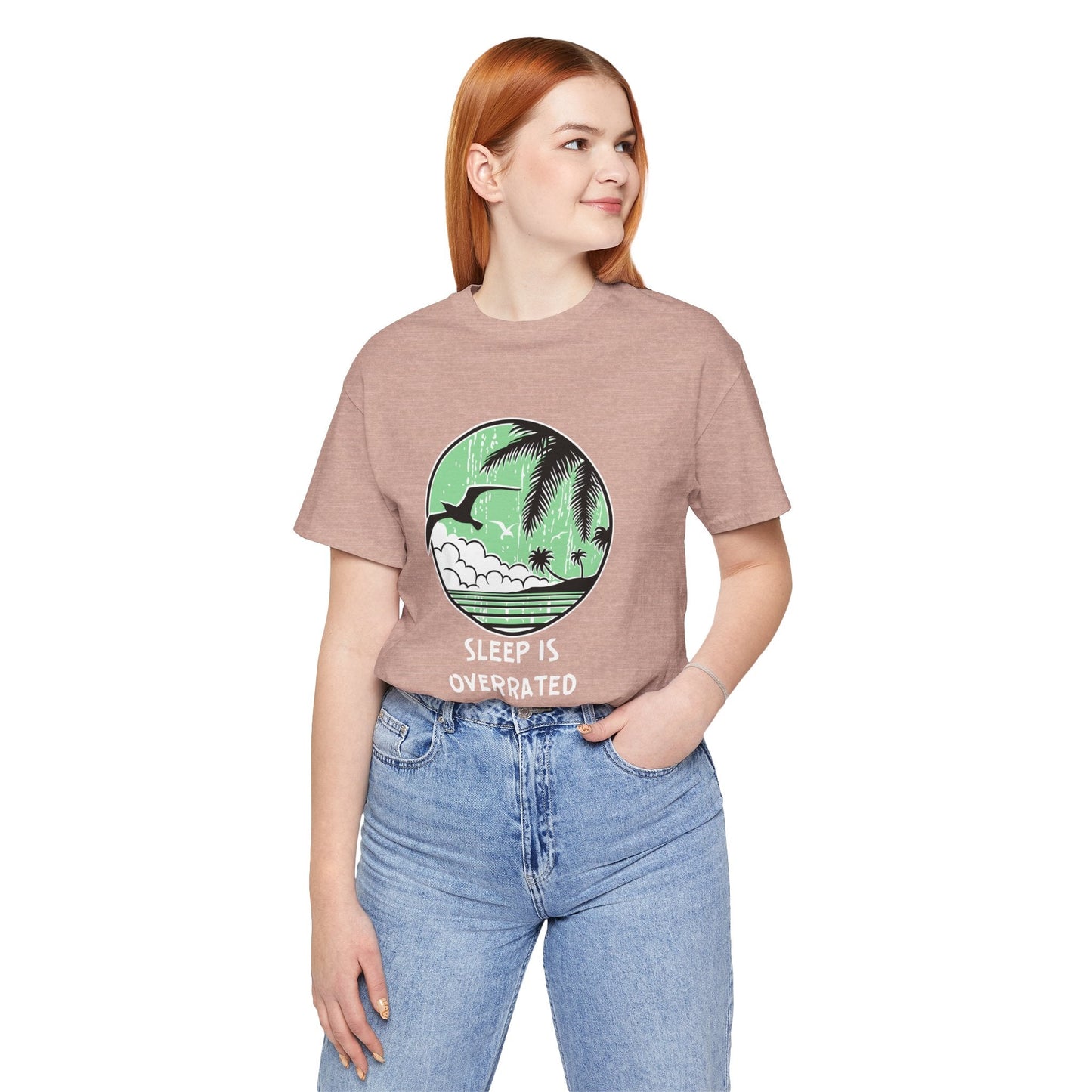 Sleepy Days Unisex Tee: Beach Lovers Printify