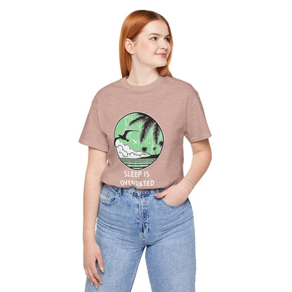 Sleepy Days Unisex Tee: Beach Lovers Printify