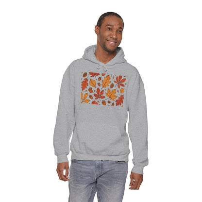 Vintage Autumn Unisex Hoodie Sweatshirt - Pattern Design Boho Wear