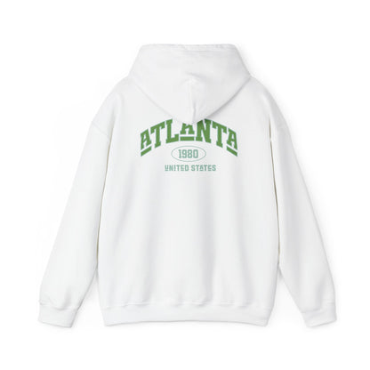 Atlanta Vintage Hooded Sweatshirt - Cozy Casual Wear for Every Occasion, Unisex Sweatshirt, Retro Hoodie, Gift for Atlanta Fans Boho Wear