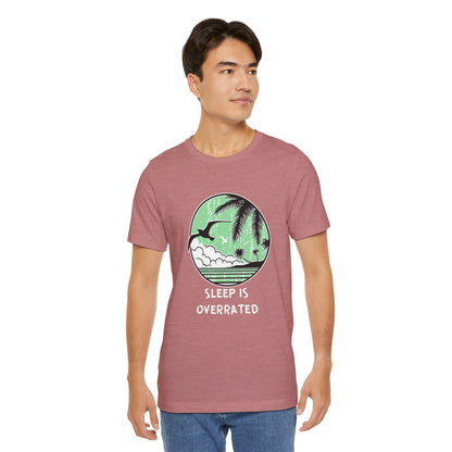 Sleepy Days Unisex Tee: Beach Lovers Printify