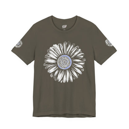 Boho Blue Mandala Tee Printify