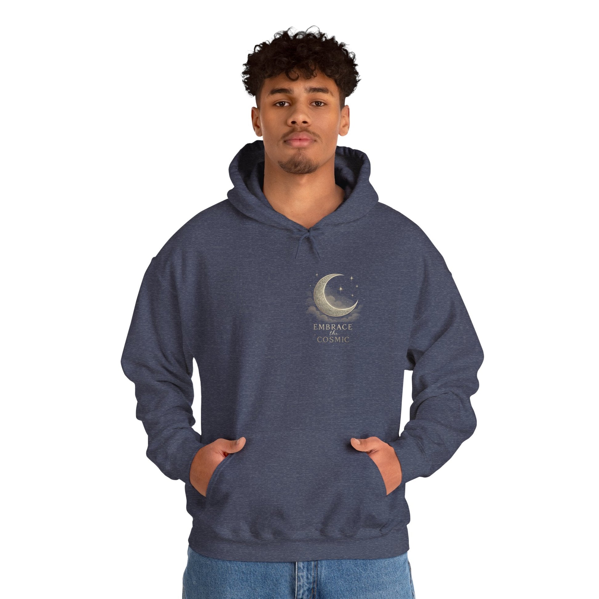 Space Embrace Hoodie Sweatshirt Printify