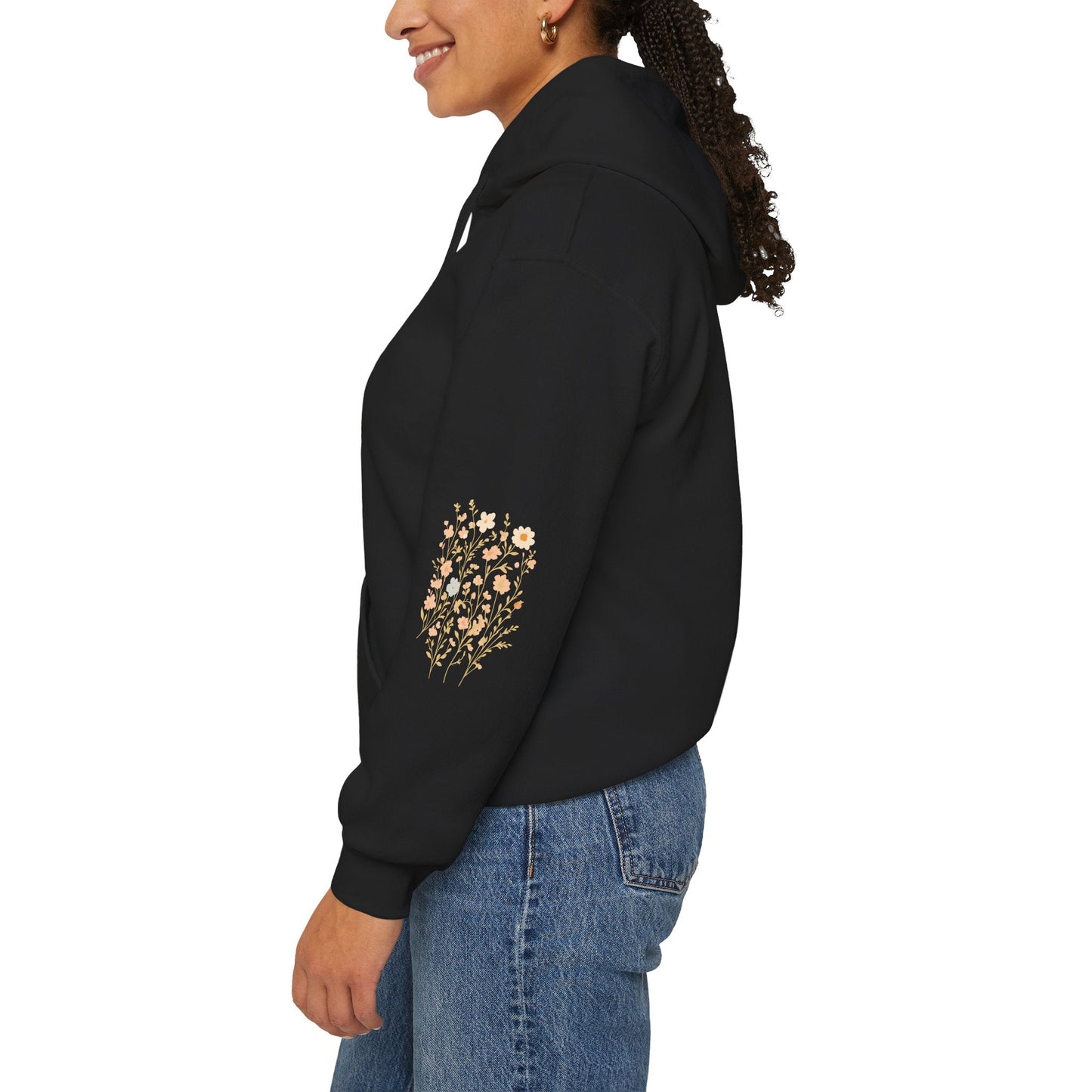 Hooded Sweatshirt - Wildflower Harmony Printify