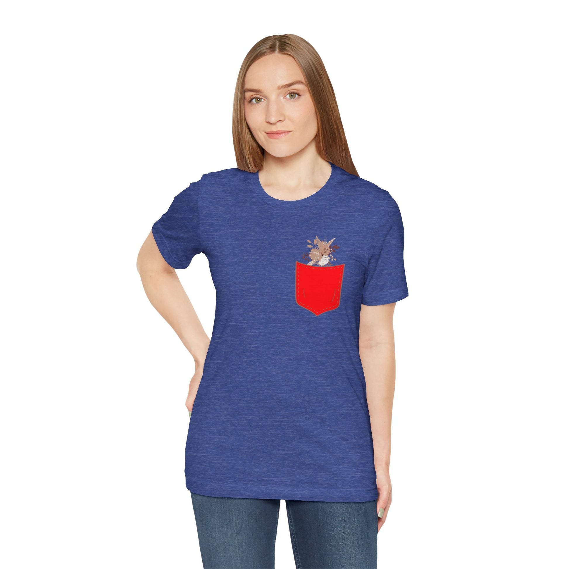 Pocket and Dry Flowers Tee Printify