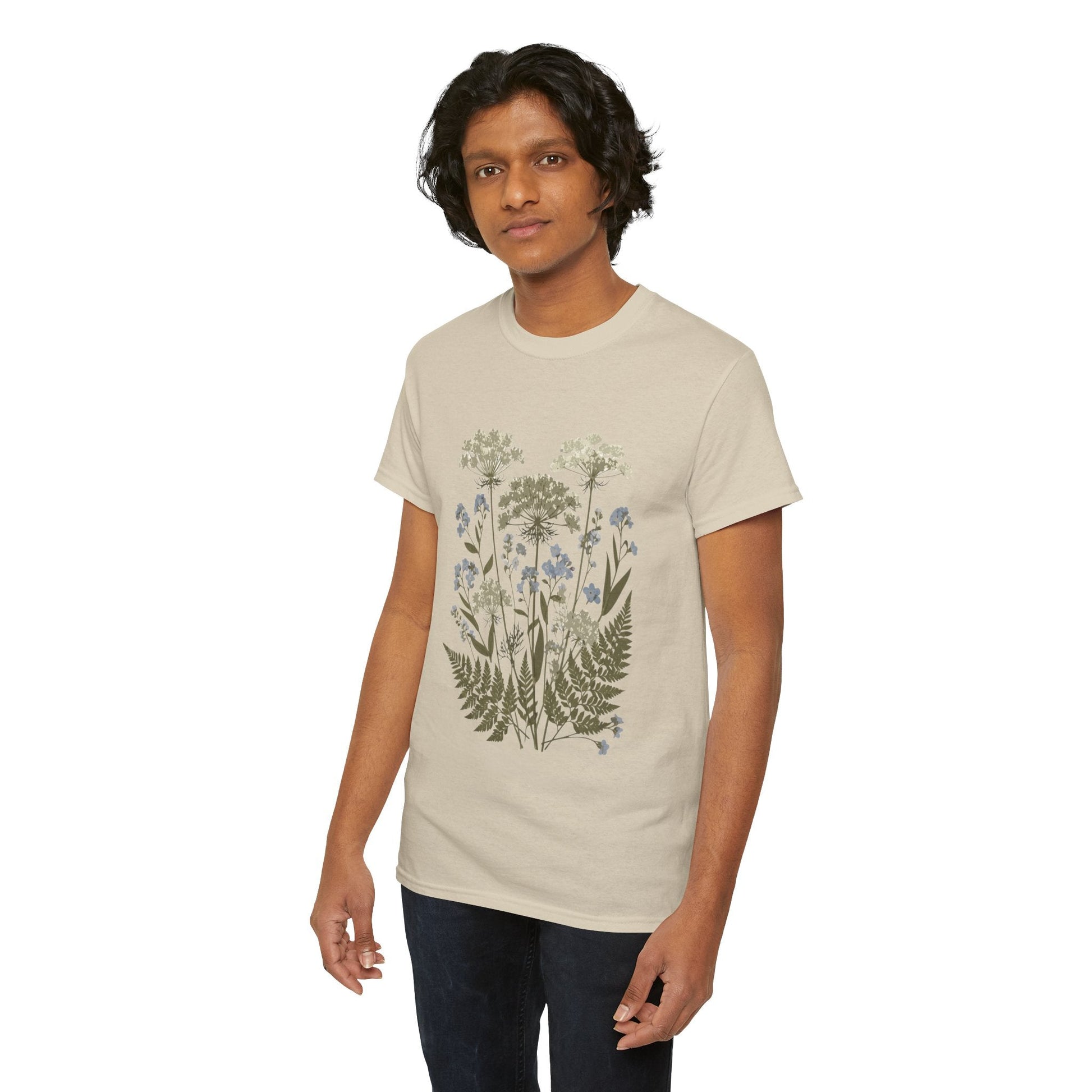 Botanical Art Unisex Heavy Cotton Tee Printify