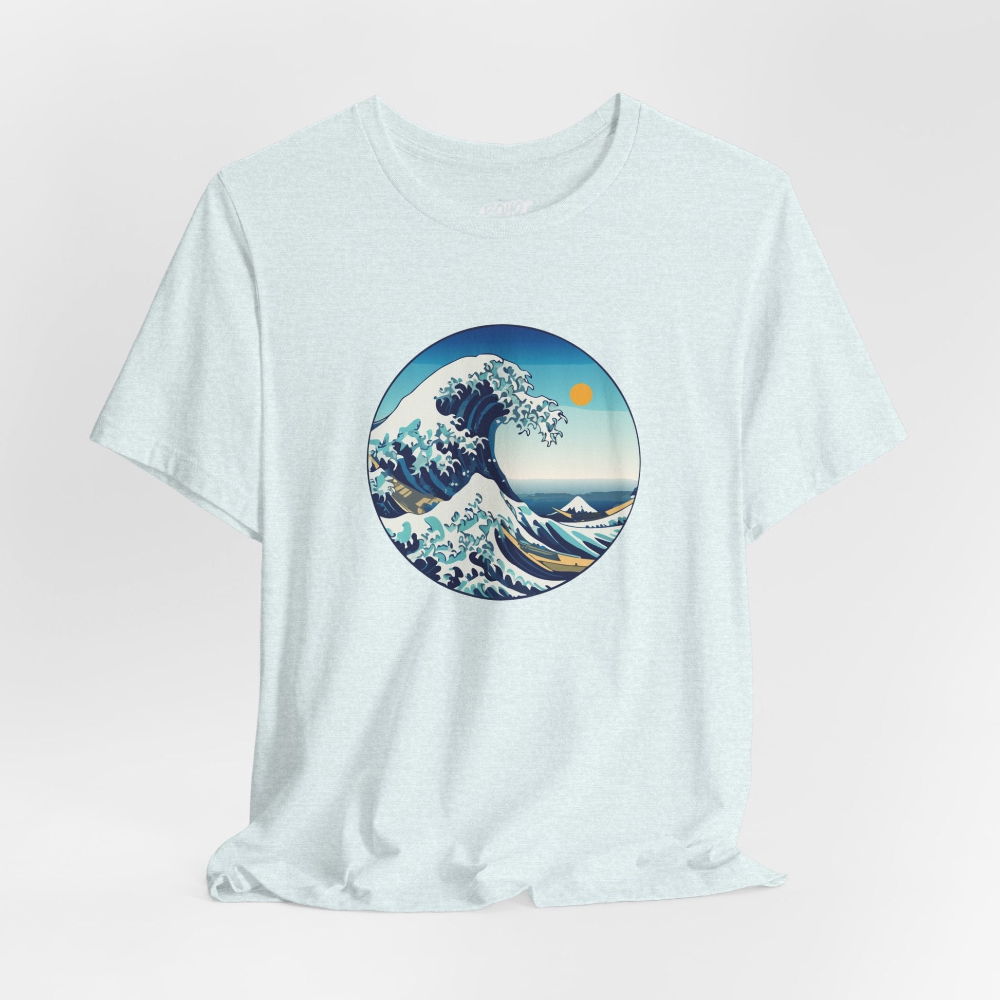 Ocean Wave Graphic Tee - Perfect for Beach Lovers, Summer Vibes, Casual Outfits, Gift for Surfers, Eco-Friendly Fashion Printify