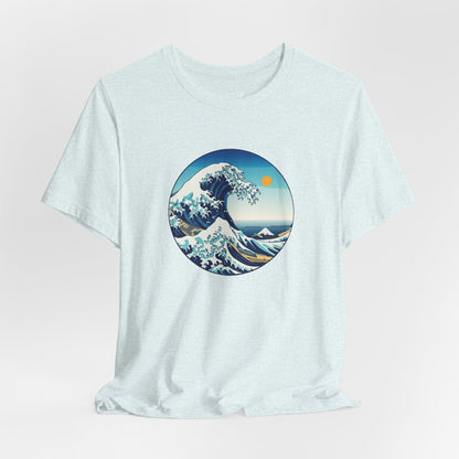 Ocean Wave Graphic Tee - Perfect for Beach Lovers, Summer Vibes, Casual Outfits, Gift for Surfers, Eco-Friendly Fashion Printify
