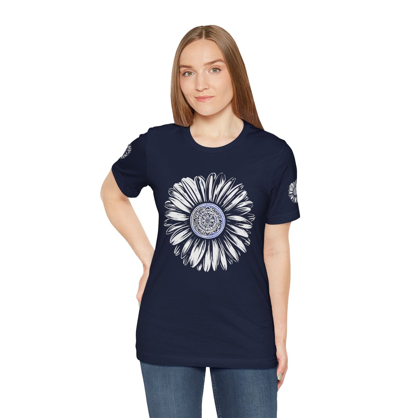 Boho Blue Mandala Tee Boho Wear