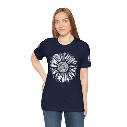 Boho Blue Mandala Tee Boho Wear