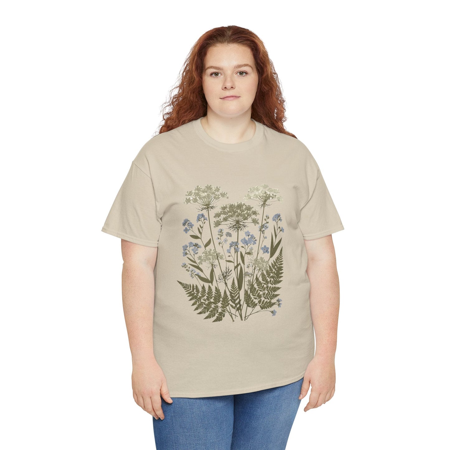 Botanical Art Unisex Heavy Cotton Tee Printify