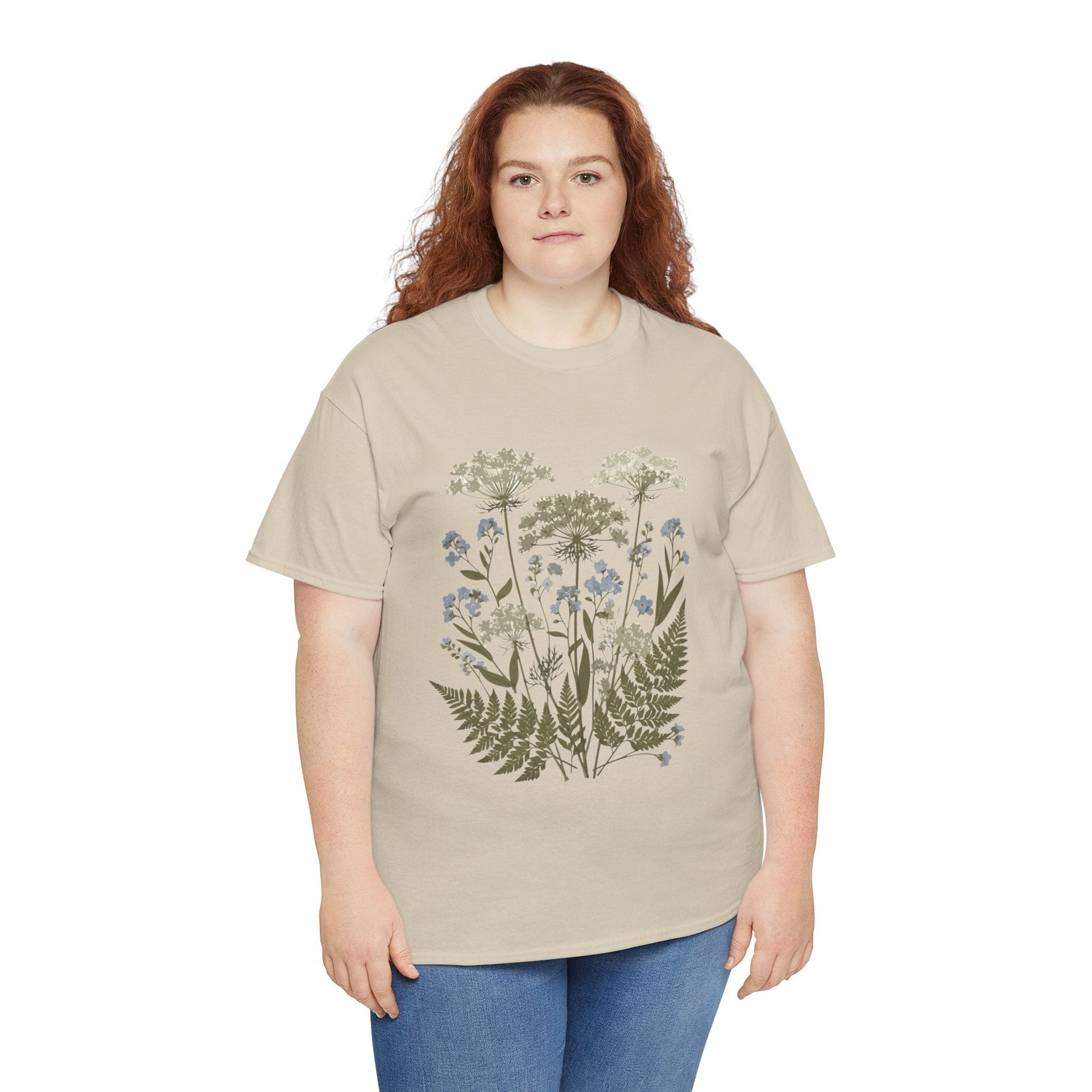 Botanical Art Unisex Heavy Cotton Tee Printify