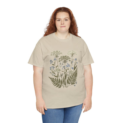Botanical Art Unisex Heavy Cotton Tee Printify