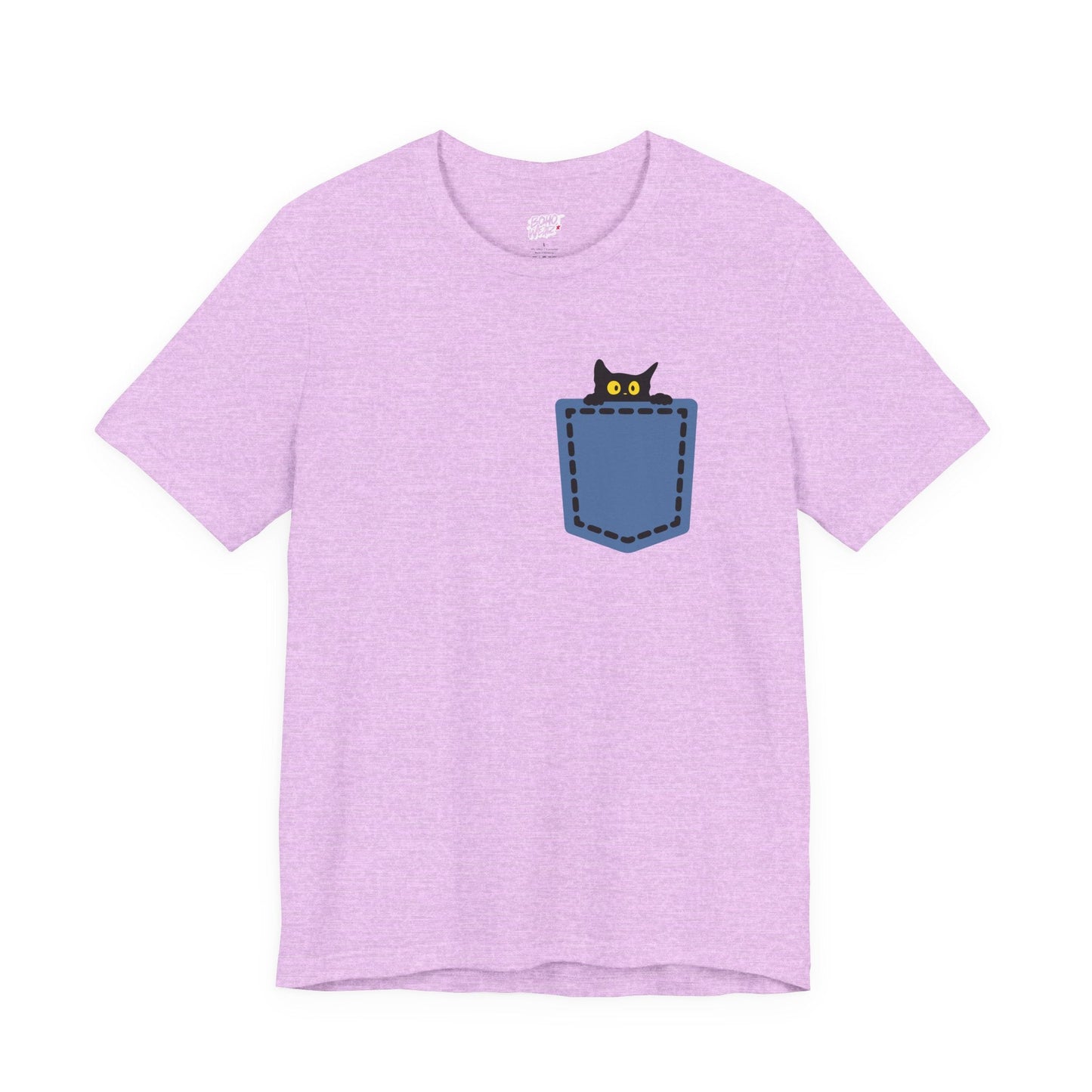 Cat Pocket Tee Boho Wear