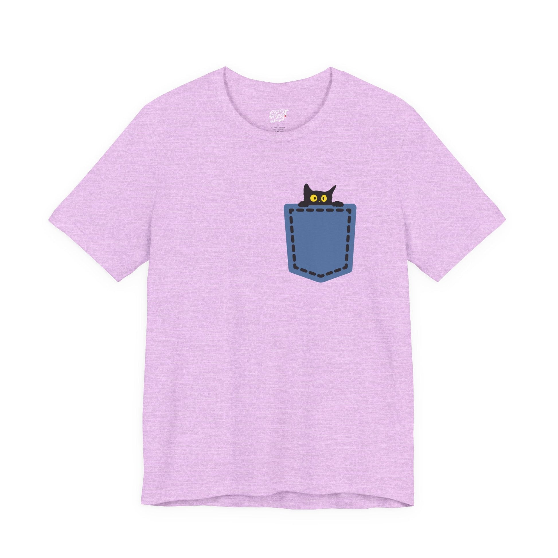 Cat Pocket Tee Boho Wear