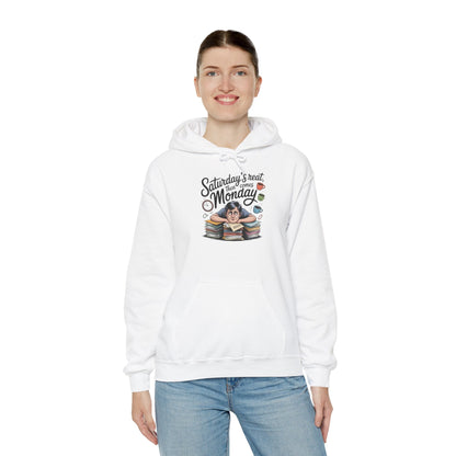 Funny Saturday's Relax Then Comes Monday Hoodie Boho Wear