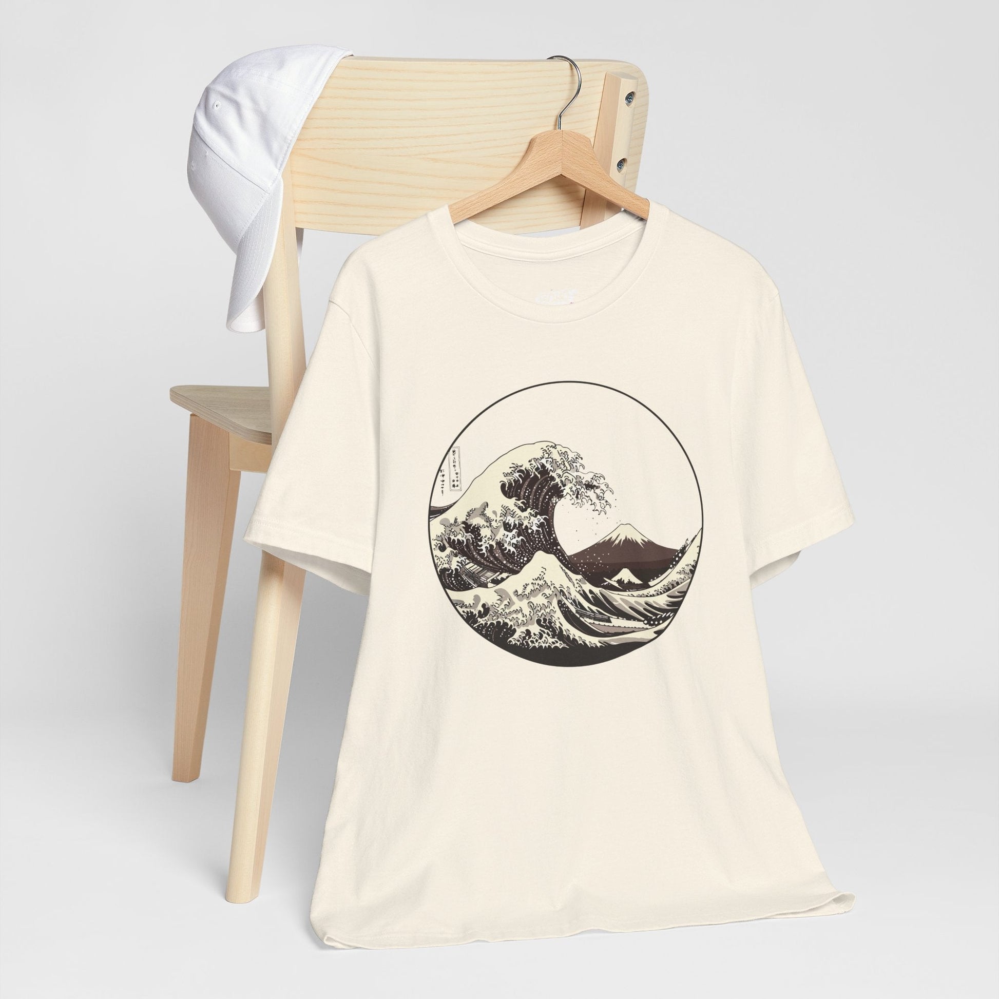 Ocean Wave Graphic Tee | Cool Casual Wear, Beach Lover Gift, Art Inspired Shirt, Summer Attire, Gift for Him/Her Printify