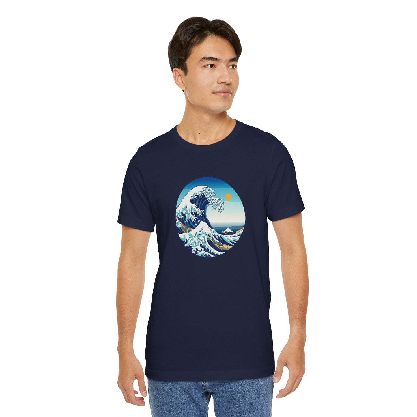 Ocean Wave Graphic Tee - Perfect for Beach Lovers, Summer Vibes, Casual Outfits, Gift for Surfers, Eco-Friendly Fashion Boho Wear