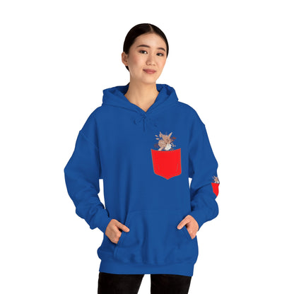 Funny Botanic Autumn Unisex Hoodie Sweatshirt with Pocket Flowers Boho Wear