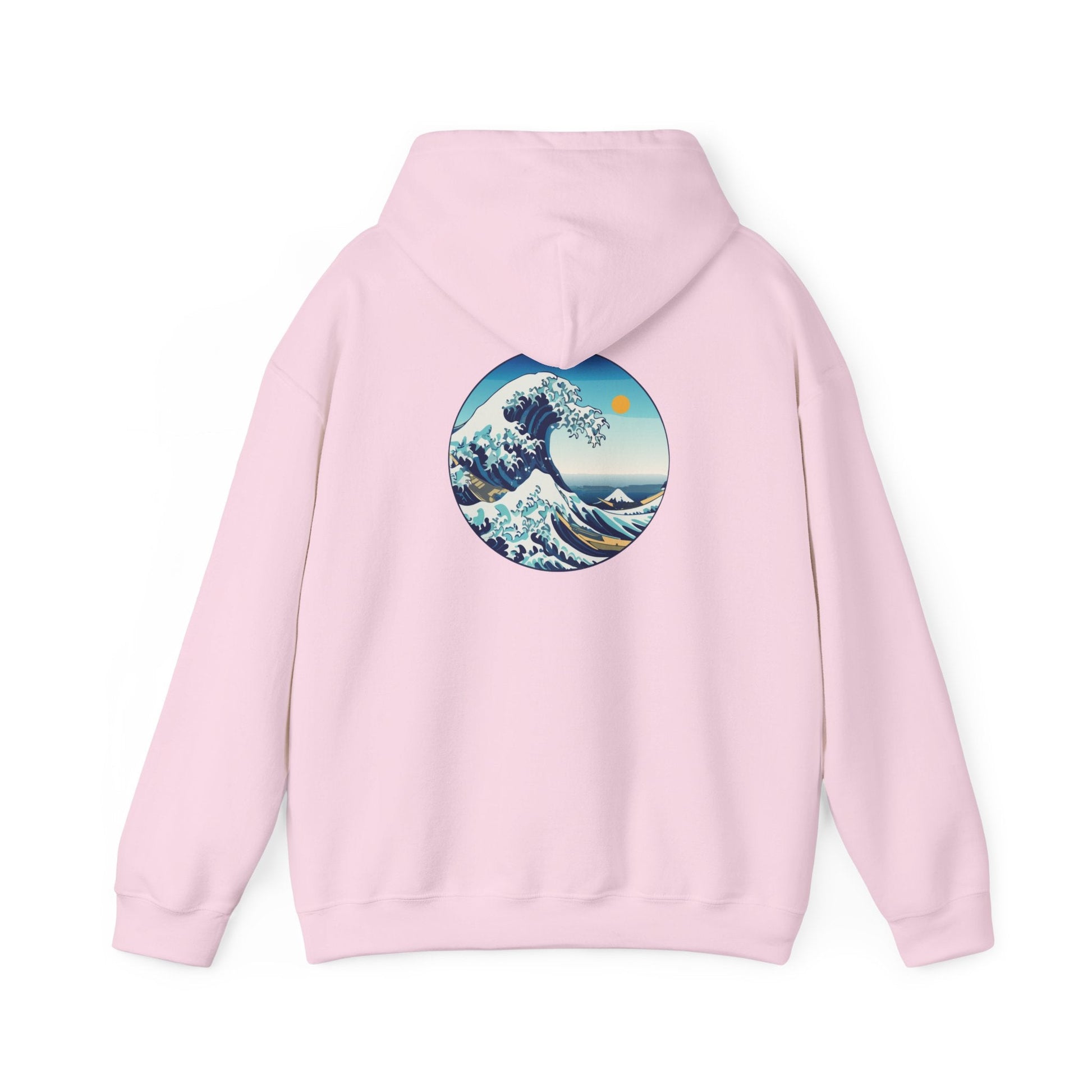 Ocean Wave Graphic Hoodie, Cozy Unisex Sweatshirt, Nature Lover Gift, Beach Vibes Apparel, Art-Inspired Clothing Boho Wear
