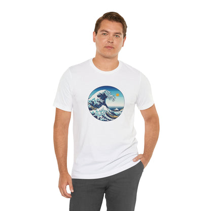Ocean Wave Graphic Tee - Perfect for Beach Lovers, Summer Vibes, Casual Outfits, Gift for Surfers, Eco-Friendly Fashion Printify