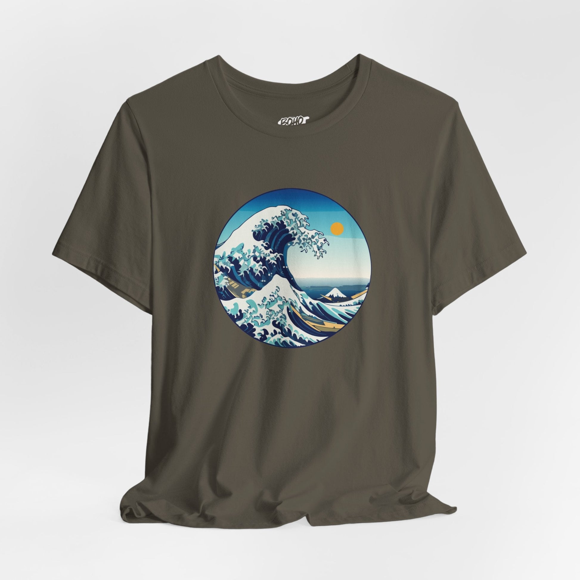 Ocean Wave Graphic Tee - Perfect for Beach Lovers, Summer Vibes, Casual Outfits, Gift for Surfers, Eco-Friendly Fashion Printify