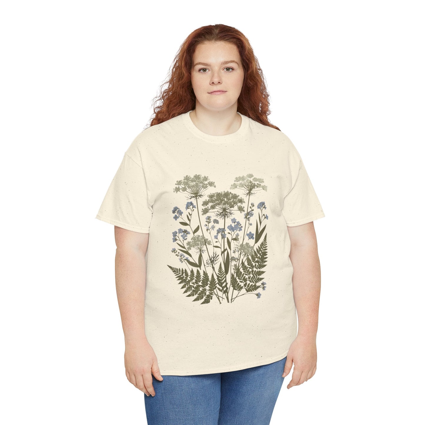 Botanical Art Unisex Heavy Cotton Tee Printify