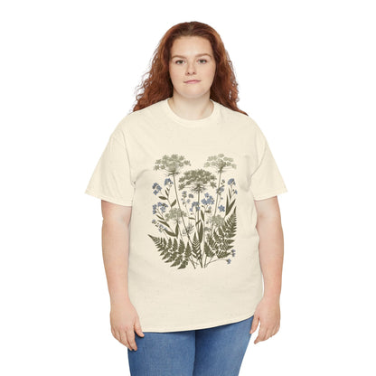 Botanical Art Unisex Heavy Cotton Tee Printify