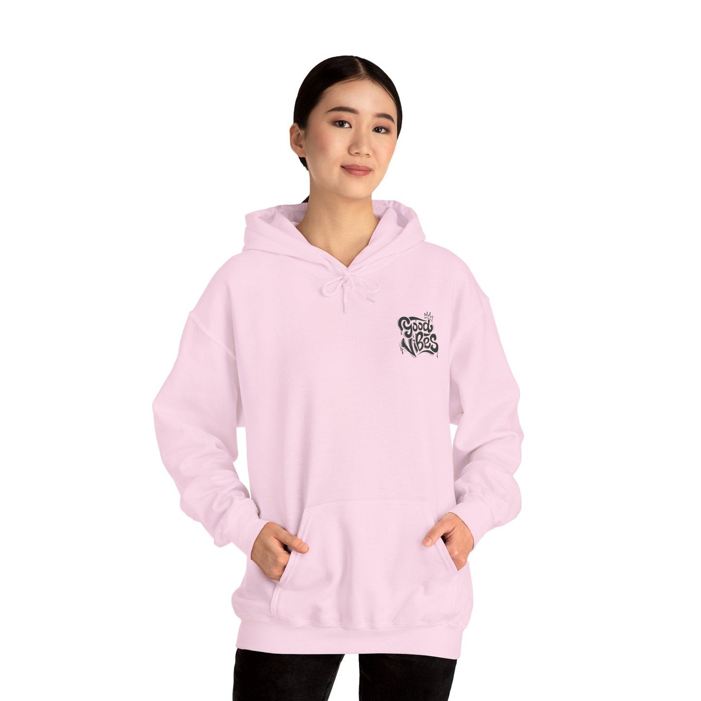 Good Vibes Unisex Heavy Blend Hoodie Printify