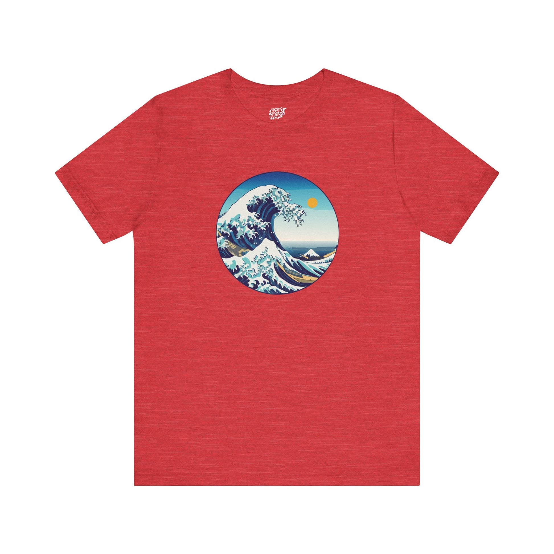 Ocean Wave Graphic Tee - Perfect for Beach Lovers, Summer Vibes, Casual Outfits, Gift for Surfers, Eco-Friendly Fashion Printify