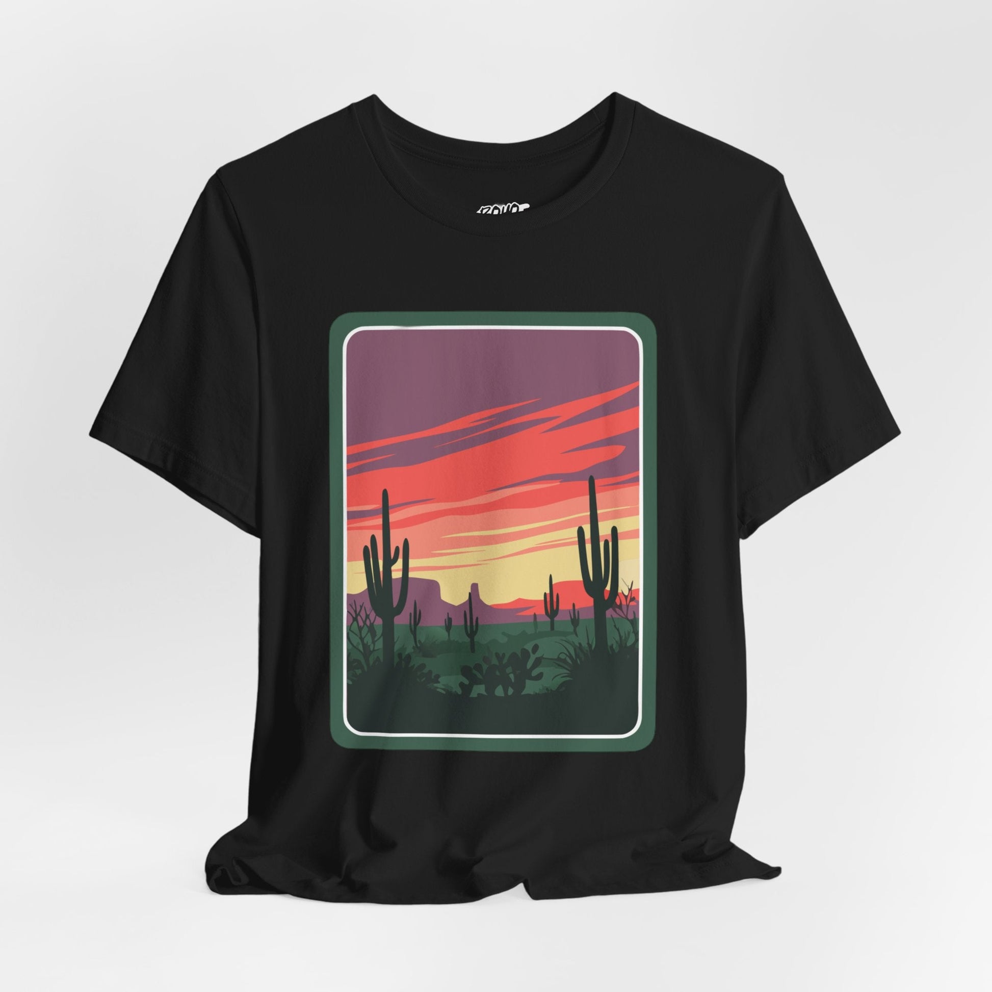 Desert Sunset Tee | Boho Style, Unisex Short Sleeve Shirt, Nature Lover Gift, Adventure Apparel, Outdoor Exploration Clothing Printify