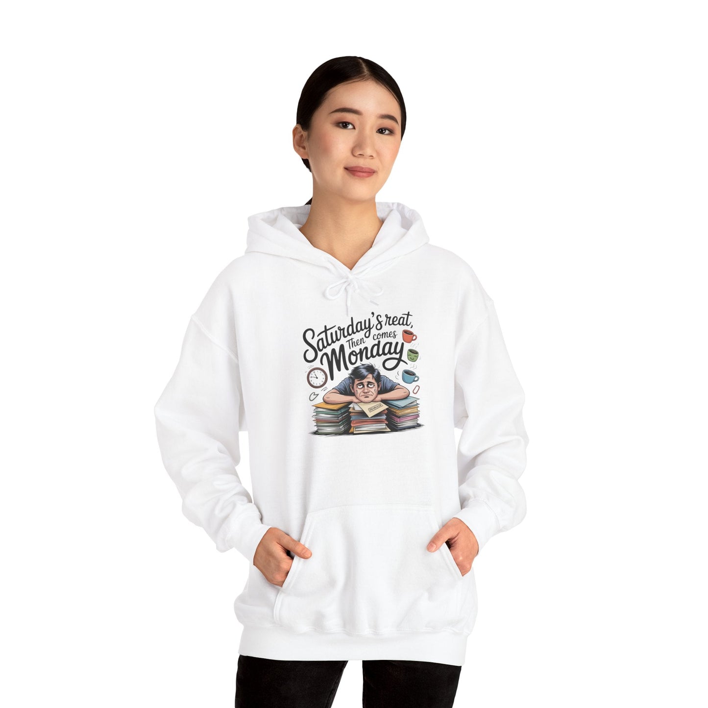 Funny Saturday's Relax Then Comes Monday Hoodie Boho Wear