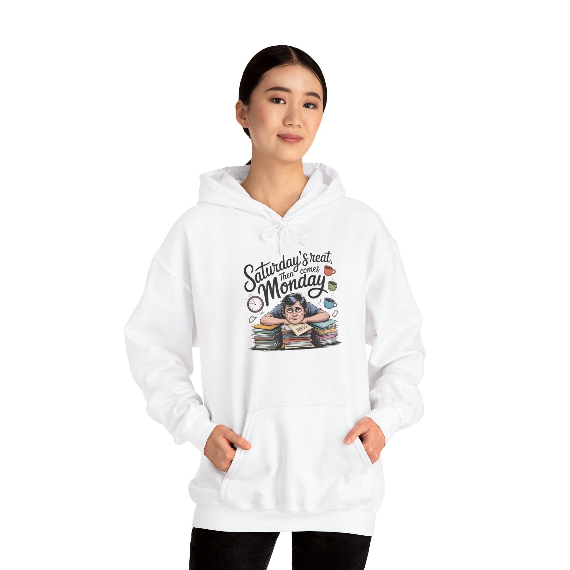 Funny Saturday's Relax Then Comes Monday Hoodie Boho Wear