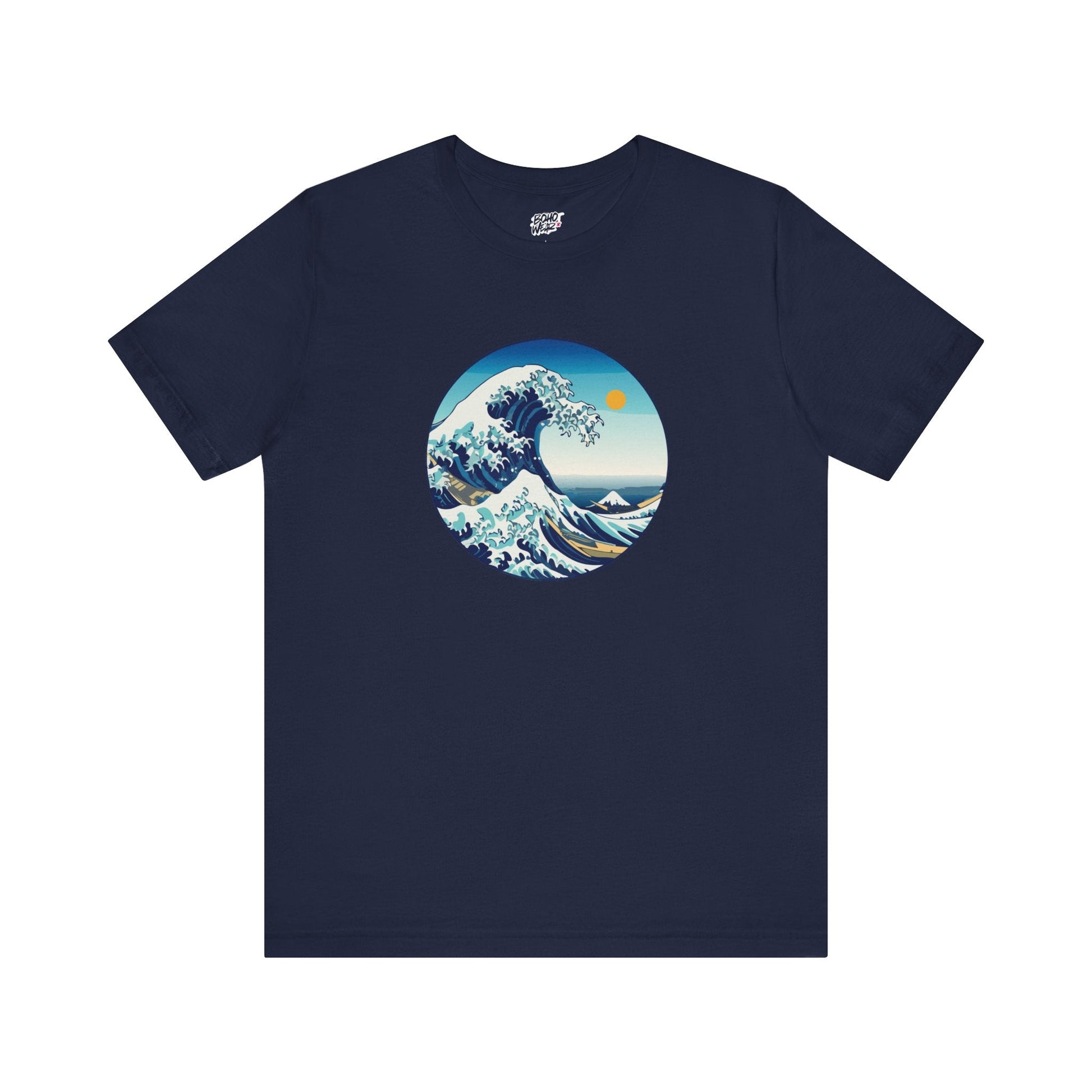 Ocean Wave Graphic Tee - Perfect for Beach Lovers, Summer Vibes, Casual Outfits, Gift for Surfers, Eco-Friendly Fashion Printify