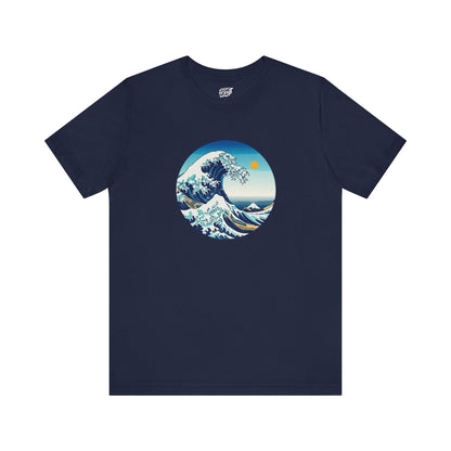 Ocean Wave Graphic Tee - Perfect for Beach Lovers, Summer Vibes, Casual Outfits, Gift for Surfers, Eco-Friendly Fashion Printify