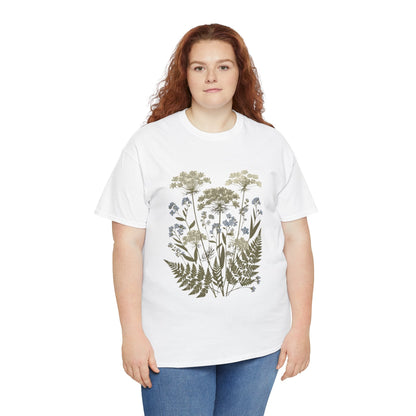 Botanical Art Unisex Heavy Cotton Tee Printify