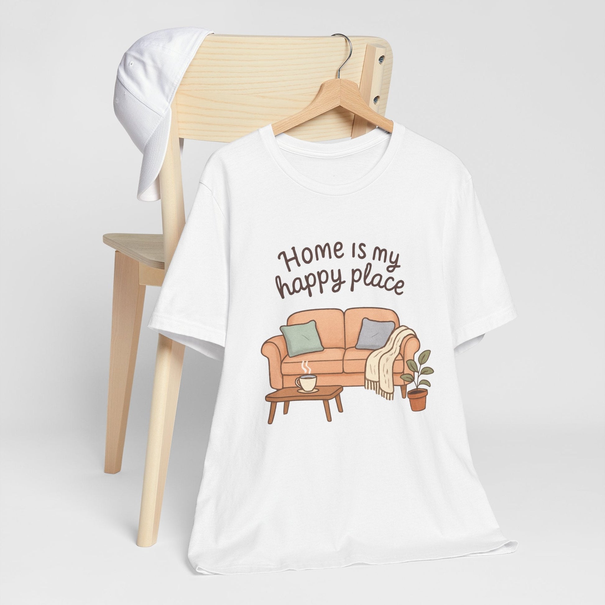 T-Shirt - Home is my Happy Place - Unisex Jersey Short Sleeve Tee Boho Wear